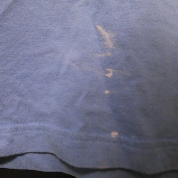 TOMMY HILFIGER | Custom Fit | medium | Light Blue Graphic Tee | 100% Cotton - Picture 13 of 13